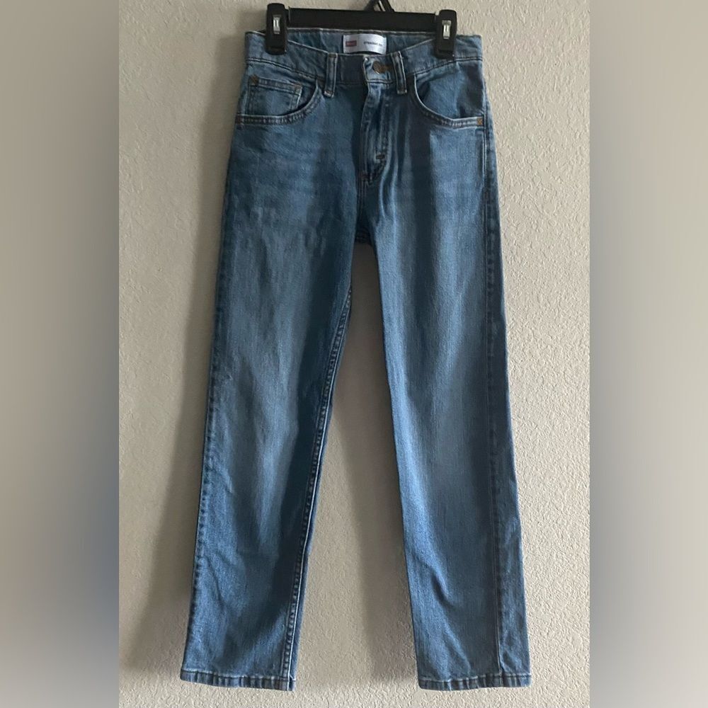 Wrangler Boy Straight Fit Jeans Adjustable Waistband 12 Slim Western Casual